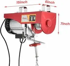 electric cable hoist with wireless remote control