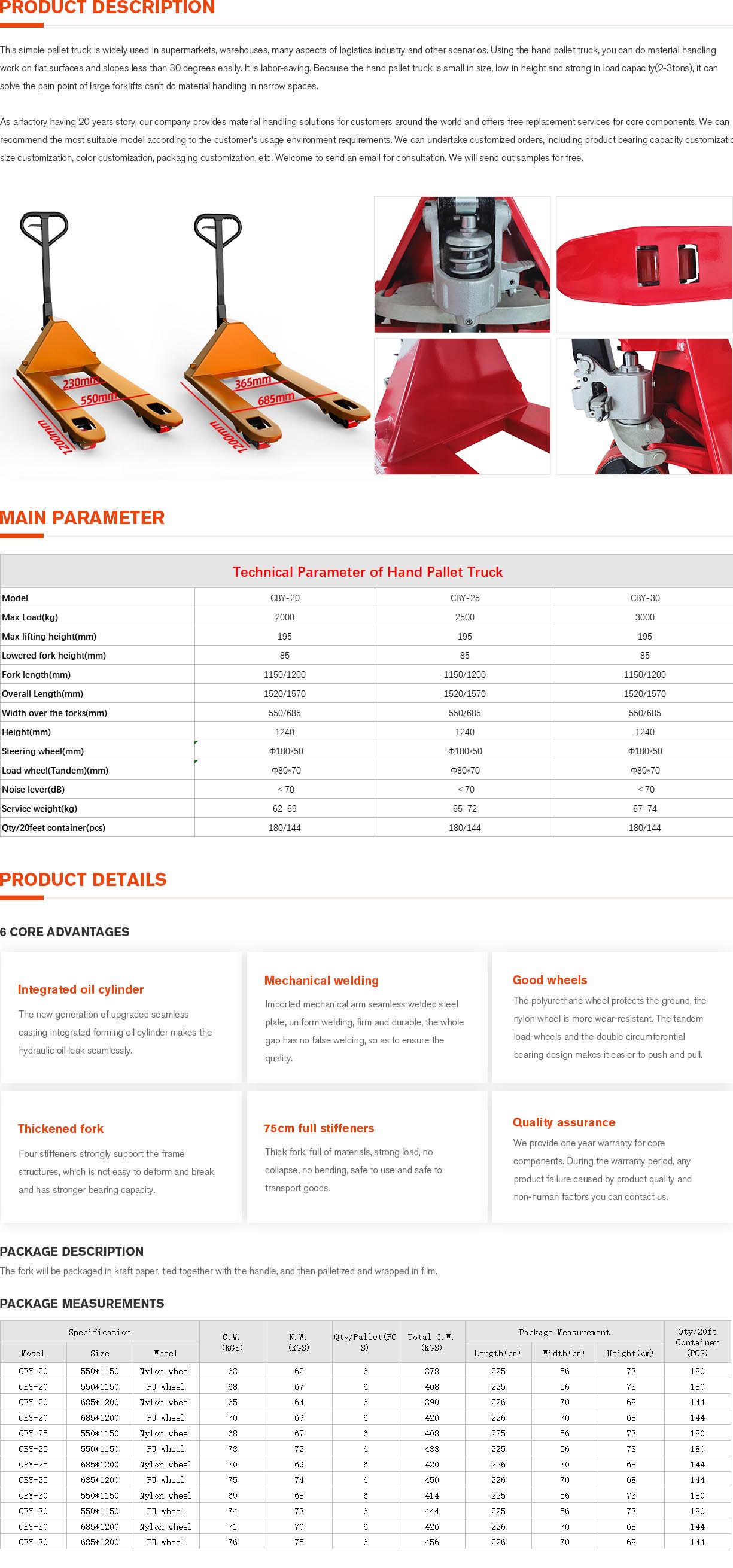 pallet truck manufacturers